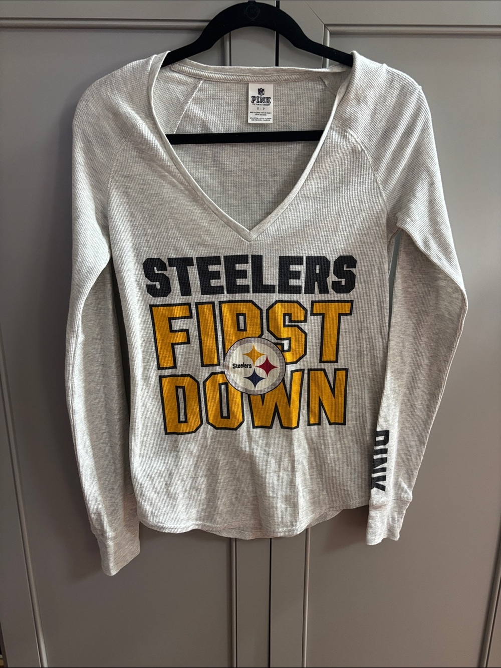 Pittsburgh Steelers Victoria’s Secret Pink Long Sleeve Shirt S